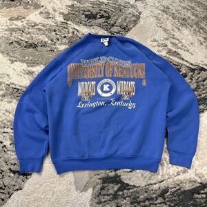 Vintage 90s University of Kentucky Wildcats Spell Out Crewneck Sweatshirt Sz L